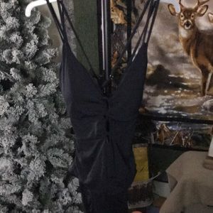 LaBlanca Black One Piece Double Adjustable Straps